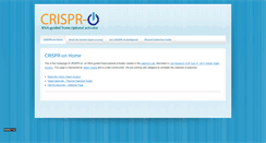 Desktop Screenshot of crispr-on.org